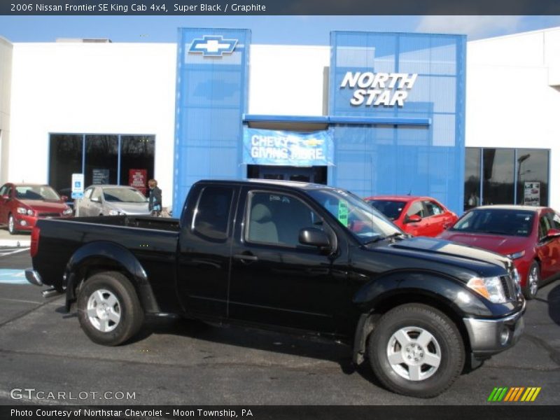 Super Black / Graphite 2006 Nissan Frontier SE King Cab 4x4