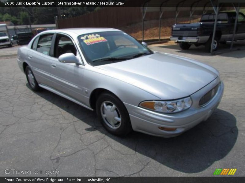 Sterling Silver Metallic / Medium Gray 2000 Buick LeSabre Custom