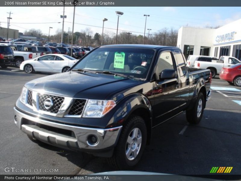 Super Black / Graphite 2006 Nissan Frontier SE King Cab 4x4