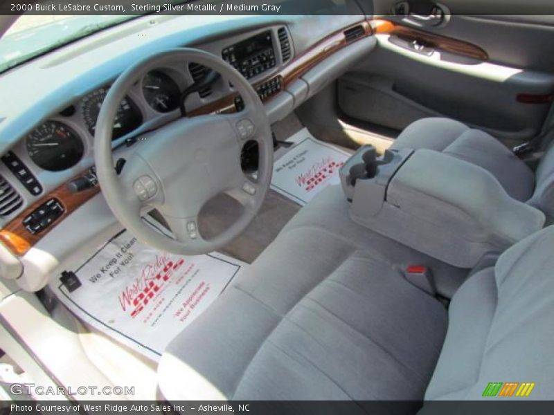 Sterling Silver Metallic / Medium Gray 2000 Buick LeSabre Custom