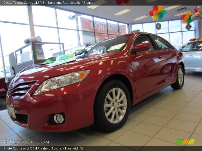 Barcelona Red Metallic / Bisque 2011 Toyota Camry XLE V6