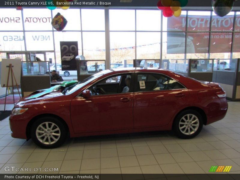 Barcelona Red Metallic / Bisque 2011 Toyota Camry XLE V6