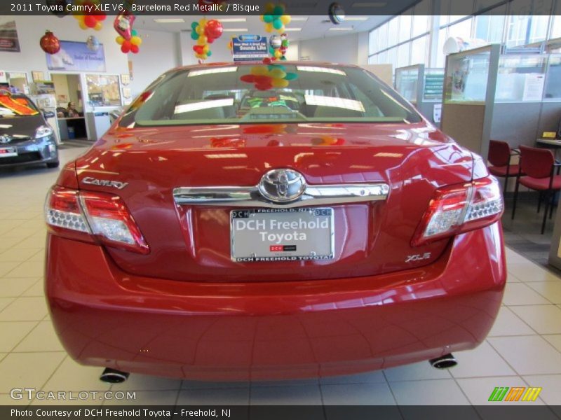 Barcelona Red Metallic / Bisque 2011 Toyota Camry XLE V6