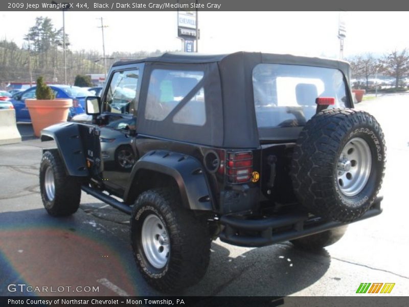 Black / Dark Slate Gray/Medium Slate Gray 2009 Jeep Wrangler X 4x4