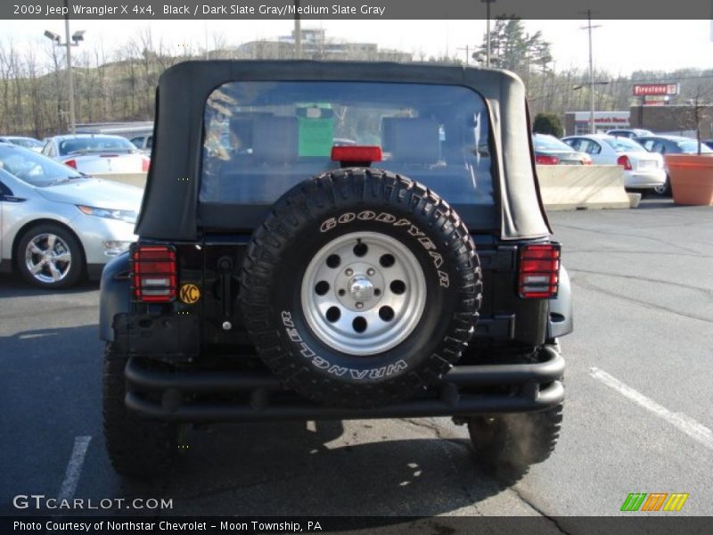 Black / Dark Slate Gray/Medium Slate Gray 2009 Jeep Wrangler X 4x4