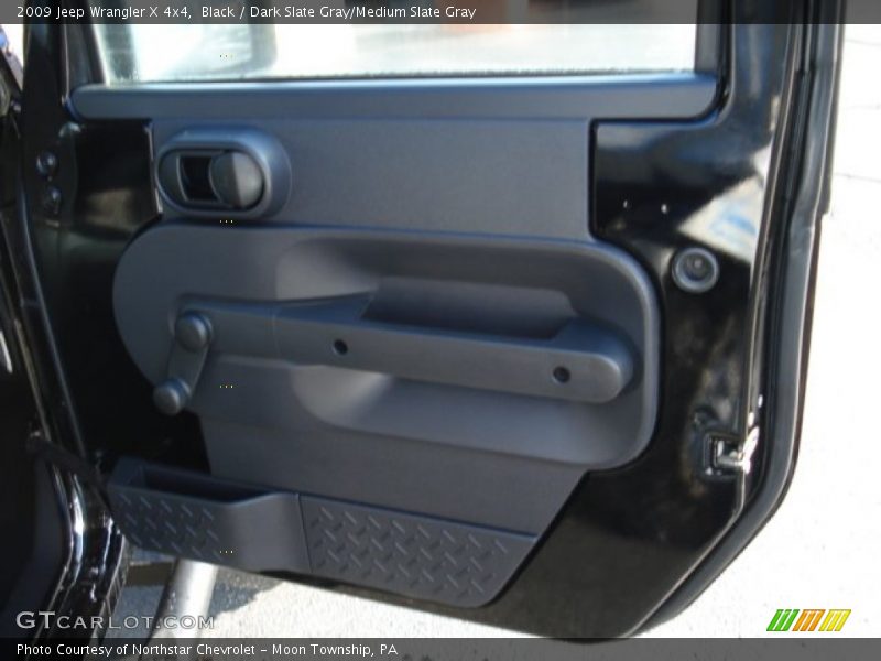 Black / Dark Slate Gray/Medium Slate Gray 2009 Jeep Wrangler X 4x4
