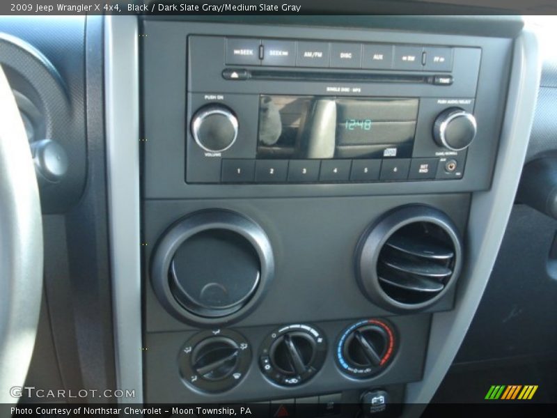 Black / Dark Slate Gray/Medium Slate Gray 2009 Jeep Wrangler X 4x4