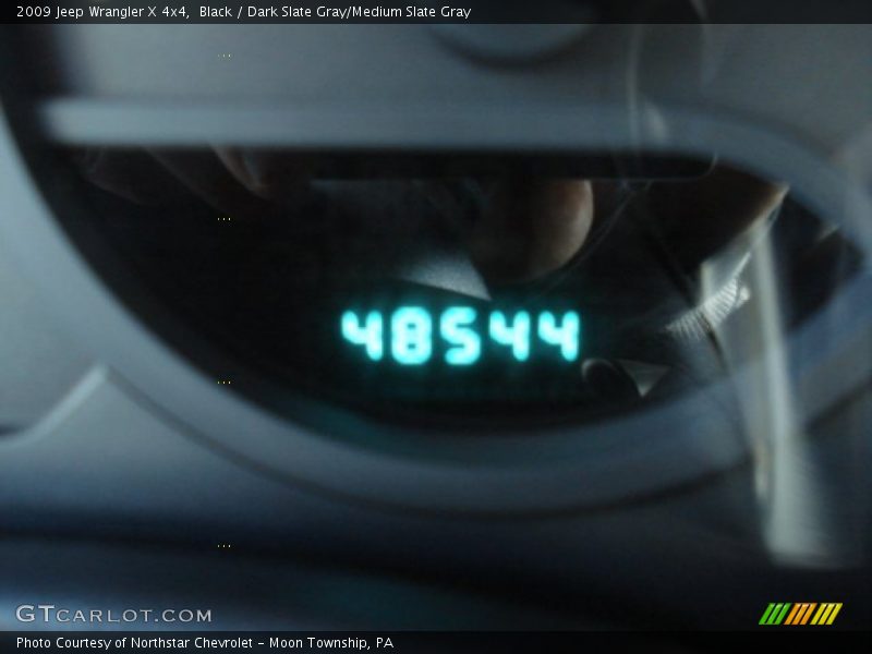 Black / Dark Slate Gray/Medium Slate Gray 2009 Jeep Wrangler X 4x4