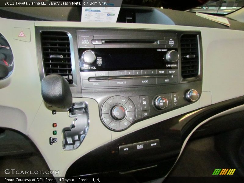 Sandy Beach Metallic / Light Gray 2011 Toyota Sienna LE