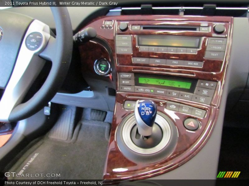Winter Gray Metallic / Dark Gray 2011 Toyota Prius Hybrid III