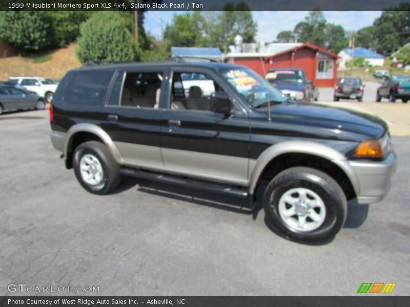Solano Black Pearl / Tan 1999 Mitsubishi Montero Sport XLS 4x4