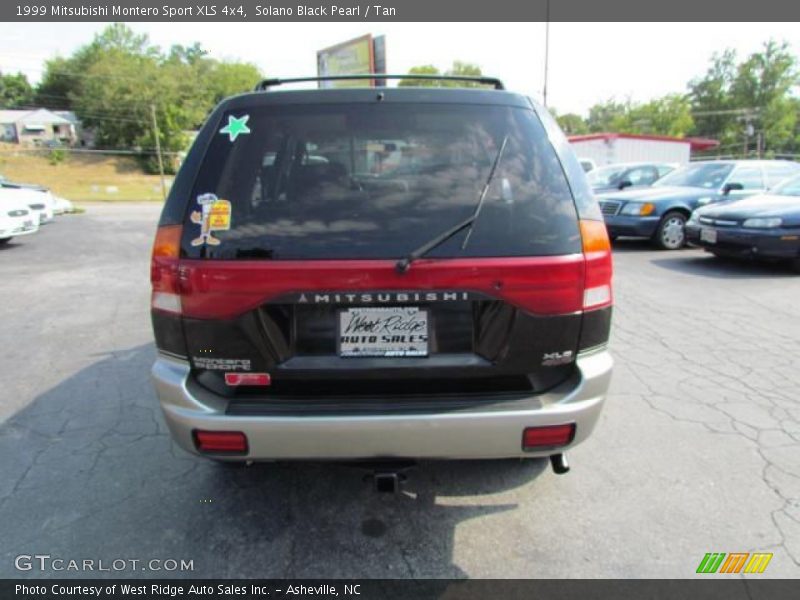 Solano Black Pearl / Tan 1999 Mitsubishi Montero Sport XLS 4x4