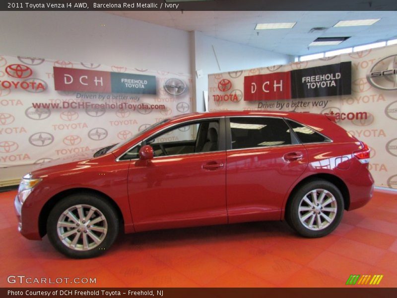Barcelona Red Metallic / Ivory 2011 Toyota Venza I4 AWD