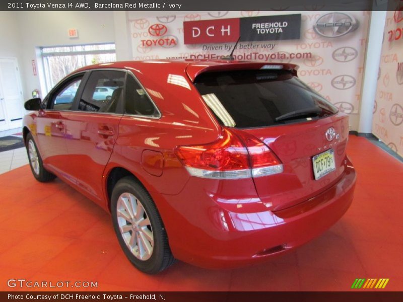 Barcelona Red Metallic / Ivory 2011 Toyota Venza I4 AWD