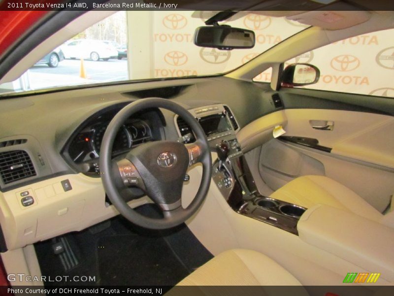 Barcelona Red Metallic / Ivory 2011 Toyota Venza I4 AWD