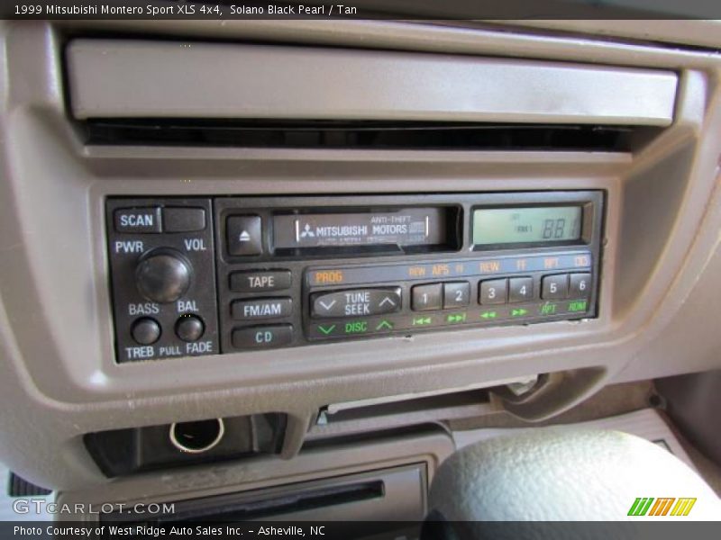 Solano Black Pearl / Tan 1999 Mitsubishi Montero Sport XLS 4x4