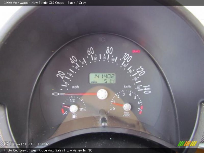 Black / Gray 1999 Volkswagen New Beetle GLS Coupe