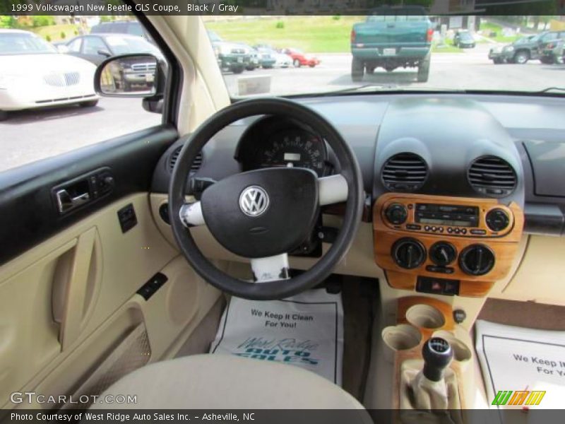 Black / Gray 1999 Volkswagen New Beetle GLS Coupe
