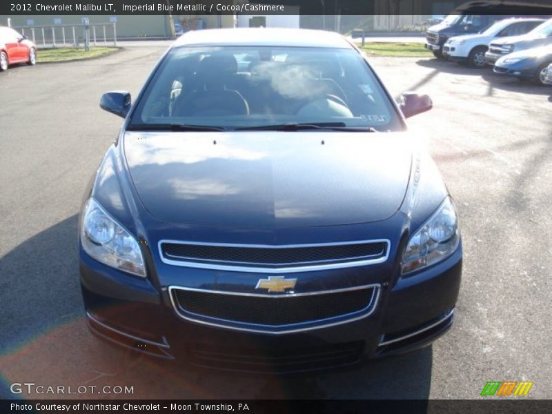 Imperial Blue Metallic / Cocoa/Cashmere 2012 Chevrolet Malibu LT