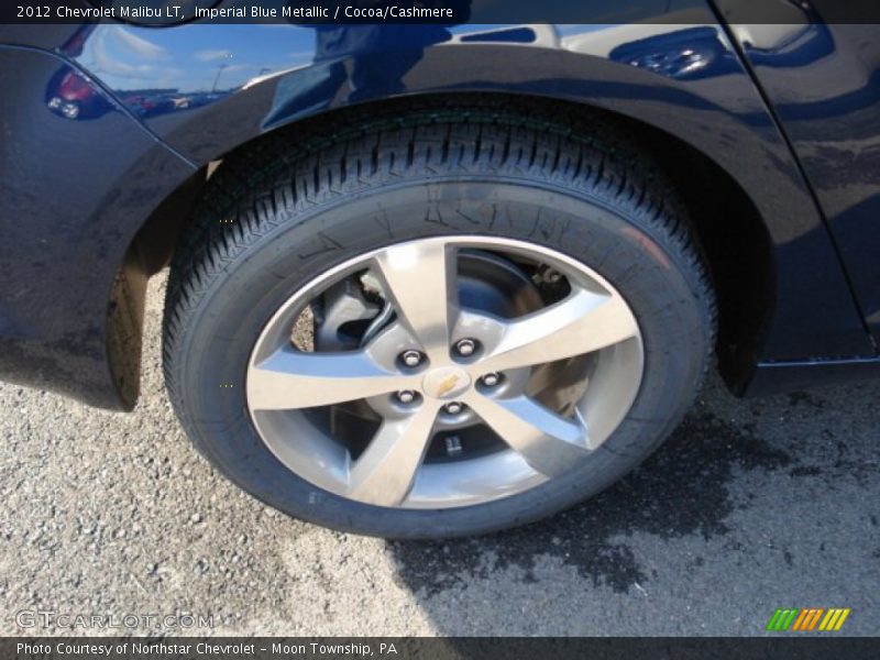 Imperial Blue Metallic / Cocoa/Cashmere 2012 Chevrolet Malibu LT