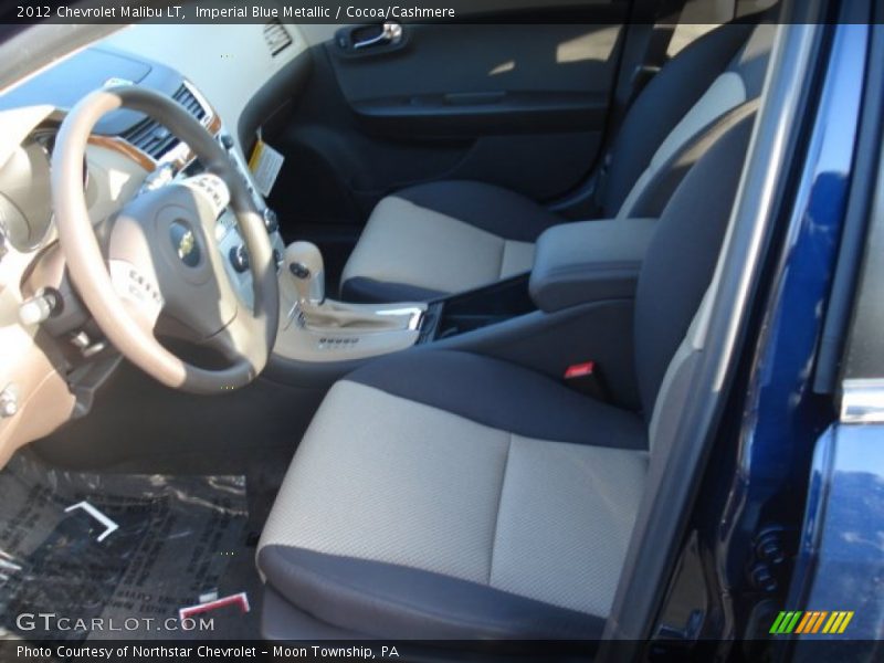 Imperial Blue Metallic / Cocoa/Cashmere 2012 Chevrolet Malibu LT