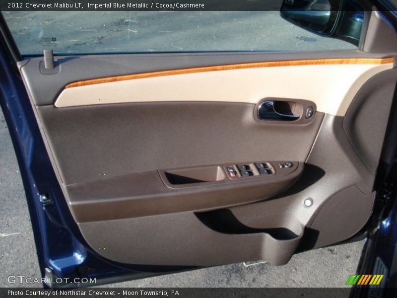 Imperial Blue Metallic / Cocoa/Cashmere 2012 Chevrolet Malibu LT