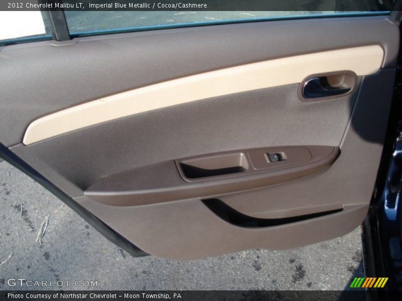 Imperial Blue Metallic / Cocoa/Cashmere 2012 Chevrolet Malibu LT