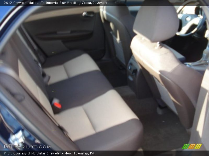 Imperial Blue Metallic / Cocoa/Cashmere 2012 Chevrolet Malibu LT