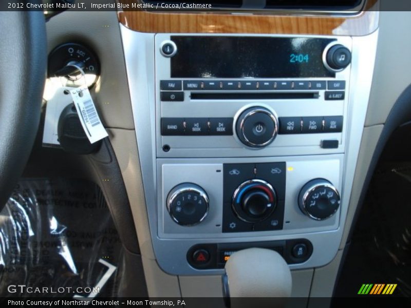 Imperial Blue Metallic / Cocoa/Cashmere 2012 Chevrolet Malibu LT
