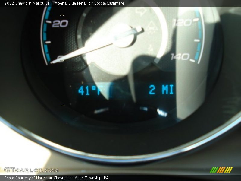 Imperial Blue Metallic / Cocoa/Cashmere 2012 Chevrolet Malibu LT