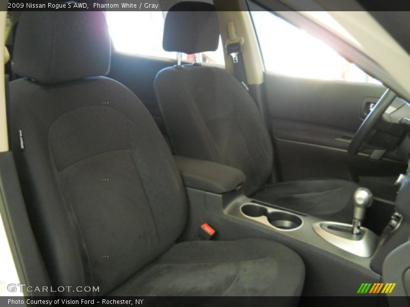 Phantom White / Gray 2009 Nissan Rogue S AWD