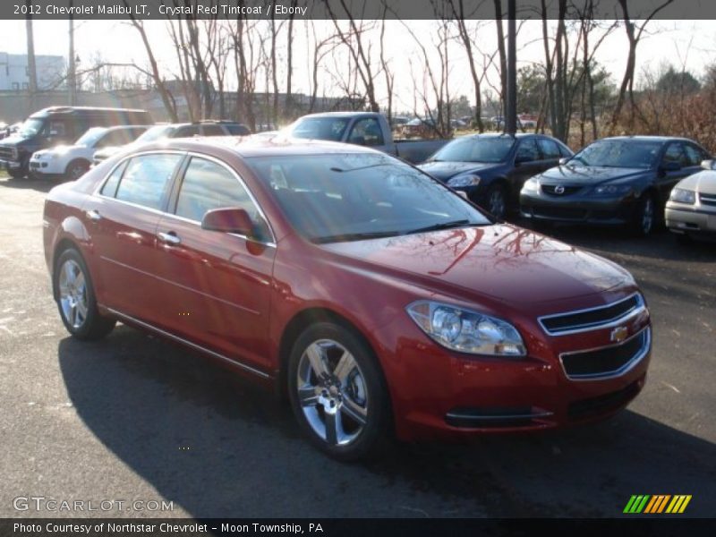Crystal Red Tintcoat / Ebony 2012 Chevrolet Malibu LT