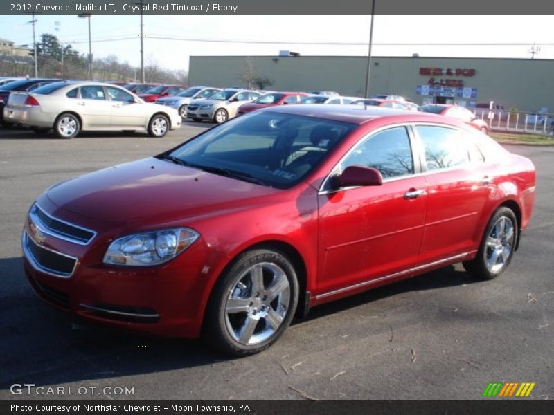 Crystal Red Tintcoat / Ebony 2012 Chevrolet Malibu LT