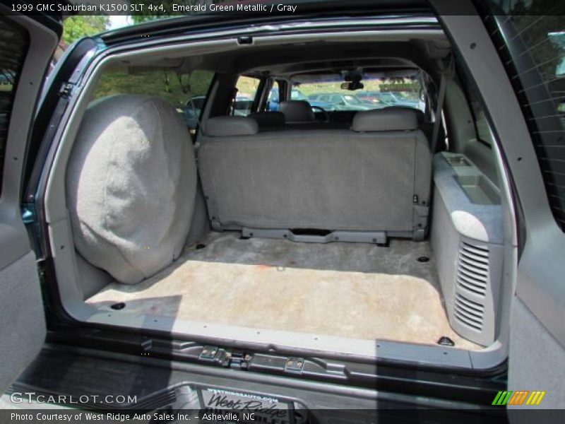 Emerald Green Metallic / Gray 1999 GMC Suburban K1500 SLT 4x4