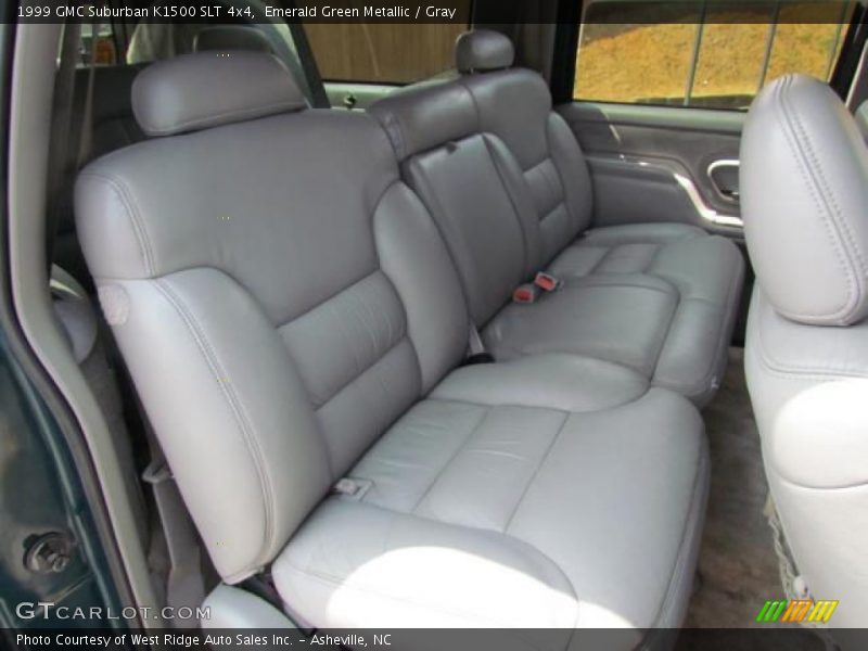 Emerald Green Metallic / Gray 1999 GMC Suburban K1500 SLT 4x4
