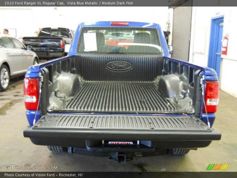 Vista Blue Metallic / Medium Dark Flint 2010 Ford Ranger XL Regular Cab