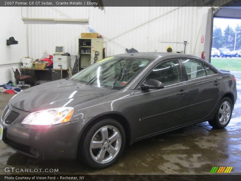 Granite Metallic / Ebony 2007 Pontiac G6 GT Sedan