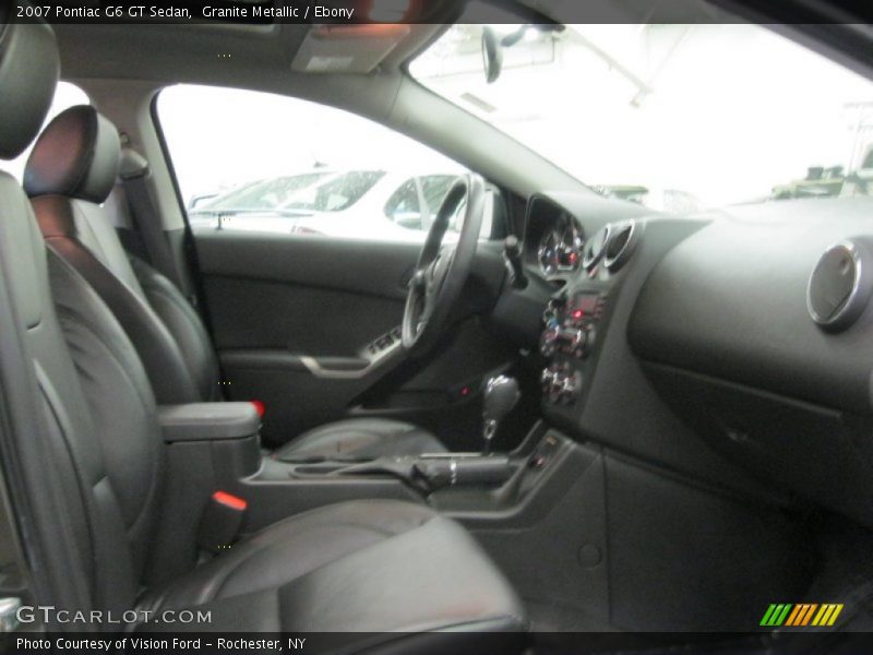 Granite Metallic / Ebony 2007 Pontiac G6 GT Sedan