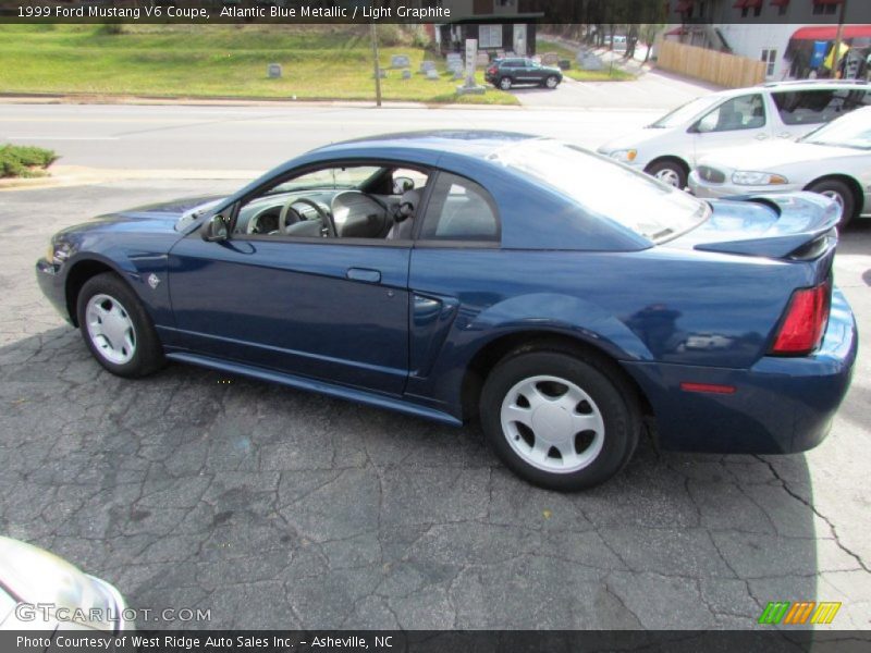 Atlantic Blue Metallic / Light Graphite 1999 Ford Mustang V6 Coupe