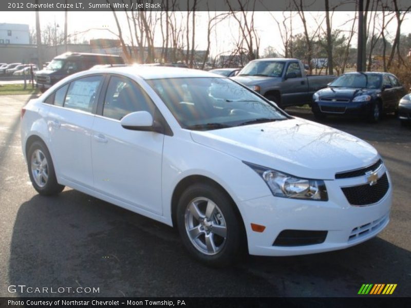 Summit White / Jet Black 2012 Chevrolet Cruze LT