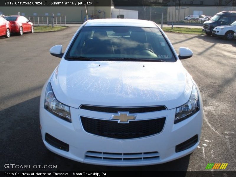 Summit White / Jet Black 2012 Chevrolet Cruze LT