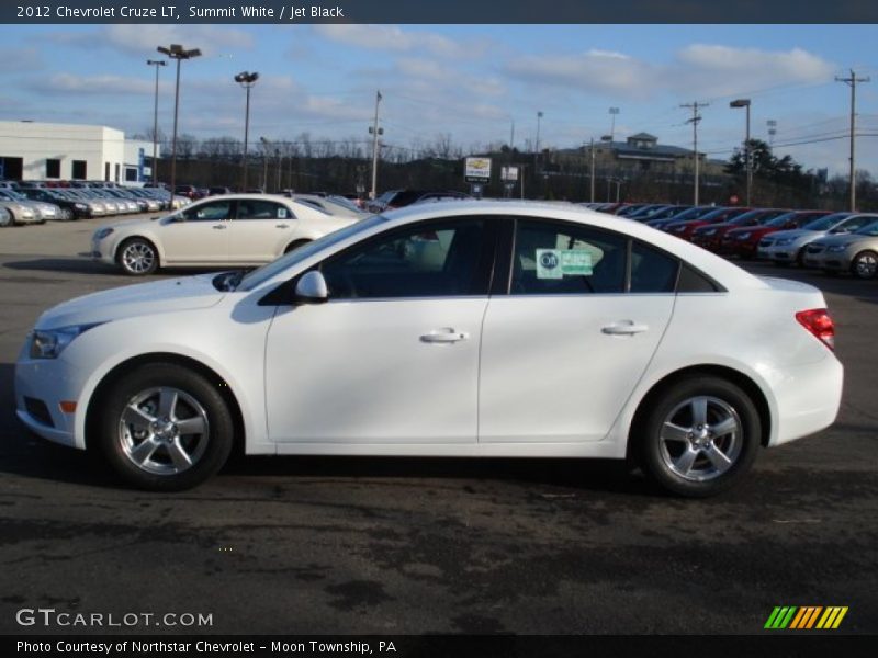 Summit White / Jet Black 2012 Chevrolet Cruze LT