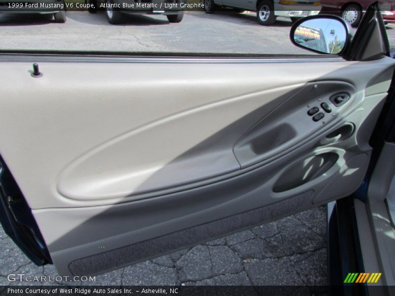 Atlantic Blue Metallic / Light Graphite 1999 Ford Mustang V6 Coupe
