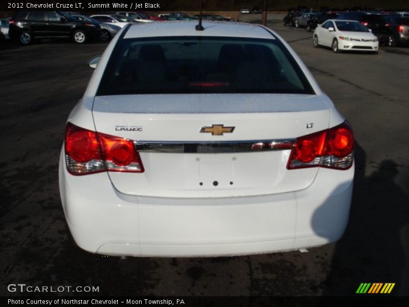 Summit White / Jet Black 2012 Chevrolet Cruze LT
