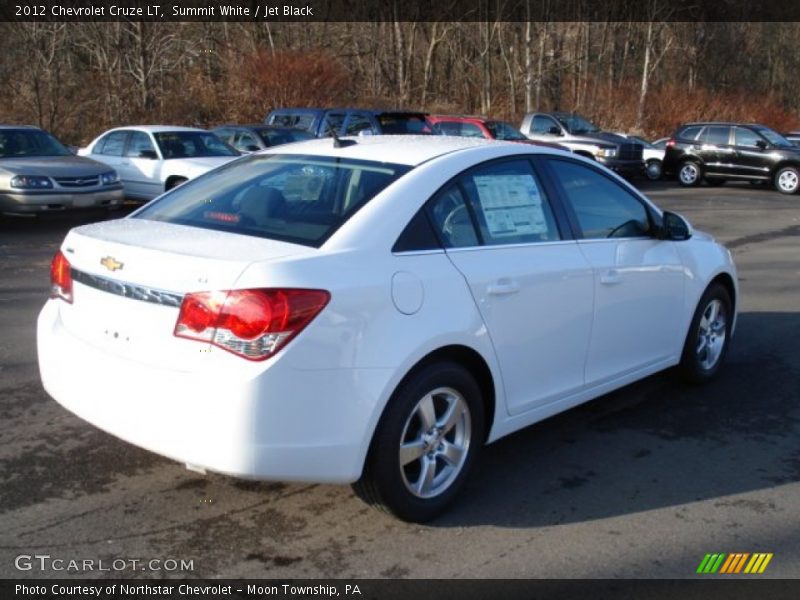 Summit White / Jet Black 2012 Chevrolet Cruze LT