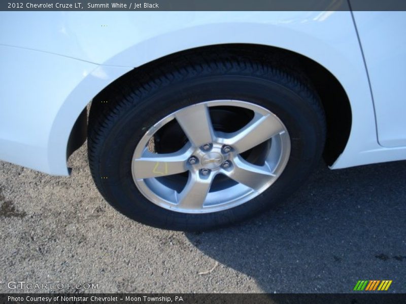Summit White / Jet Black 2012 Chevrolet Cruze LT