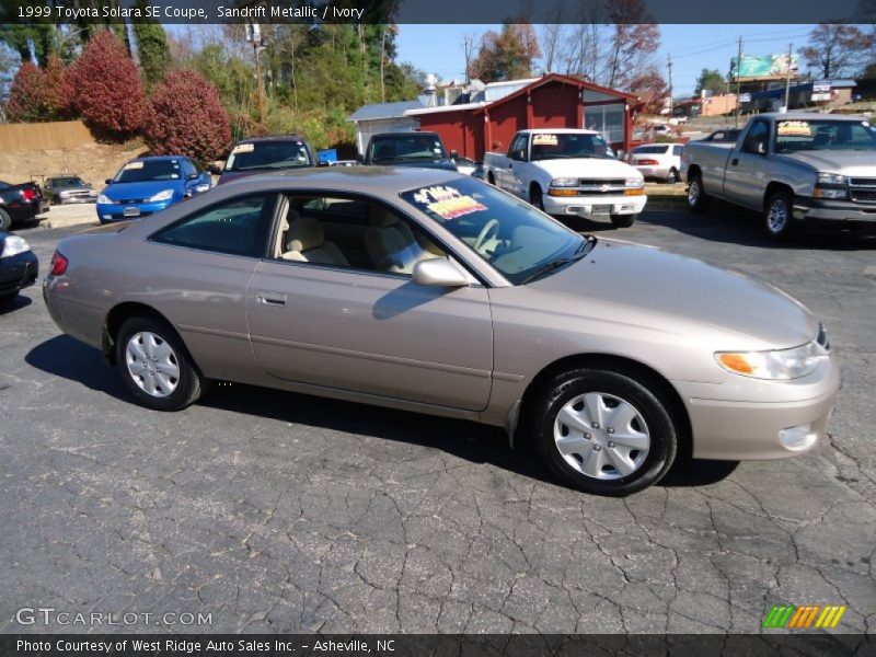 Sandrift Metallic / Ivory 1999 Toyota Solara SE Coupe