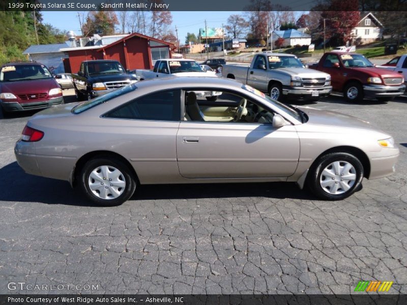 Sandrift Metallic / Ivory 1999 Toyota Solara SE Coupe