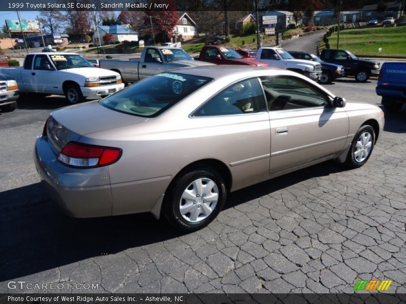 Sandrift Metallic / Ivory 1999 Toyota Solara SE Coupe