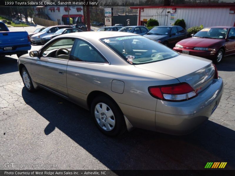 Sandrift Metallic / Ivory 1999 Toyota Solara SE Coupe